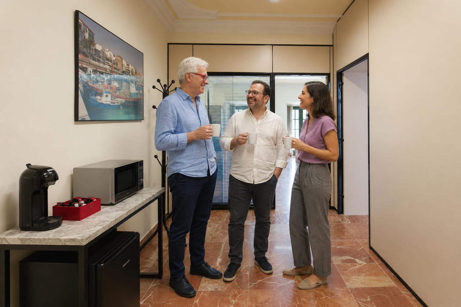 recepció amb gent